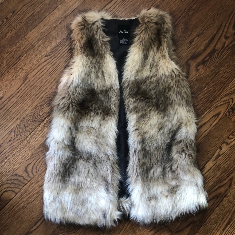 Faux fur vest